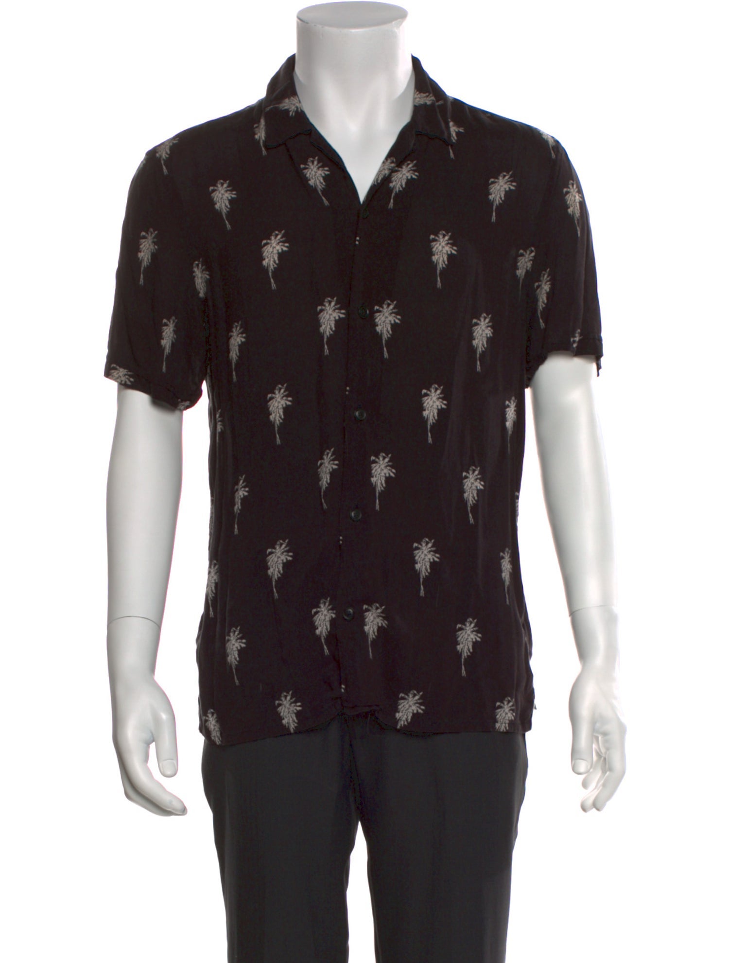 AllSaints Printed Short Sleeve Shirt