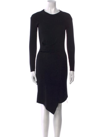 AllSaints Lambswool Midi Length Dress