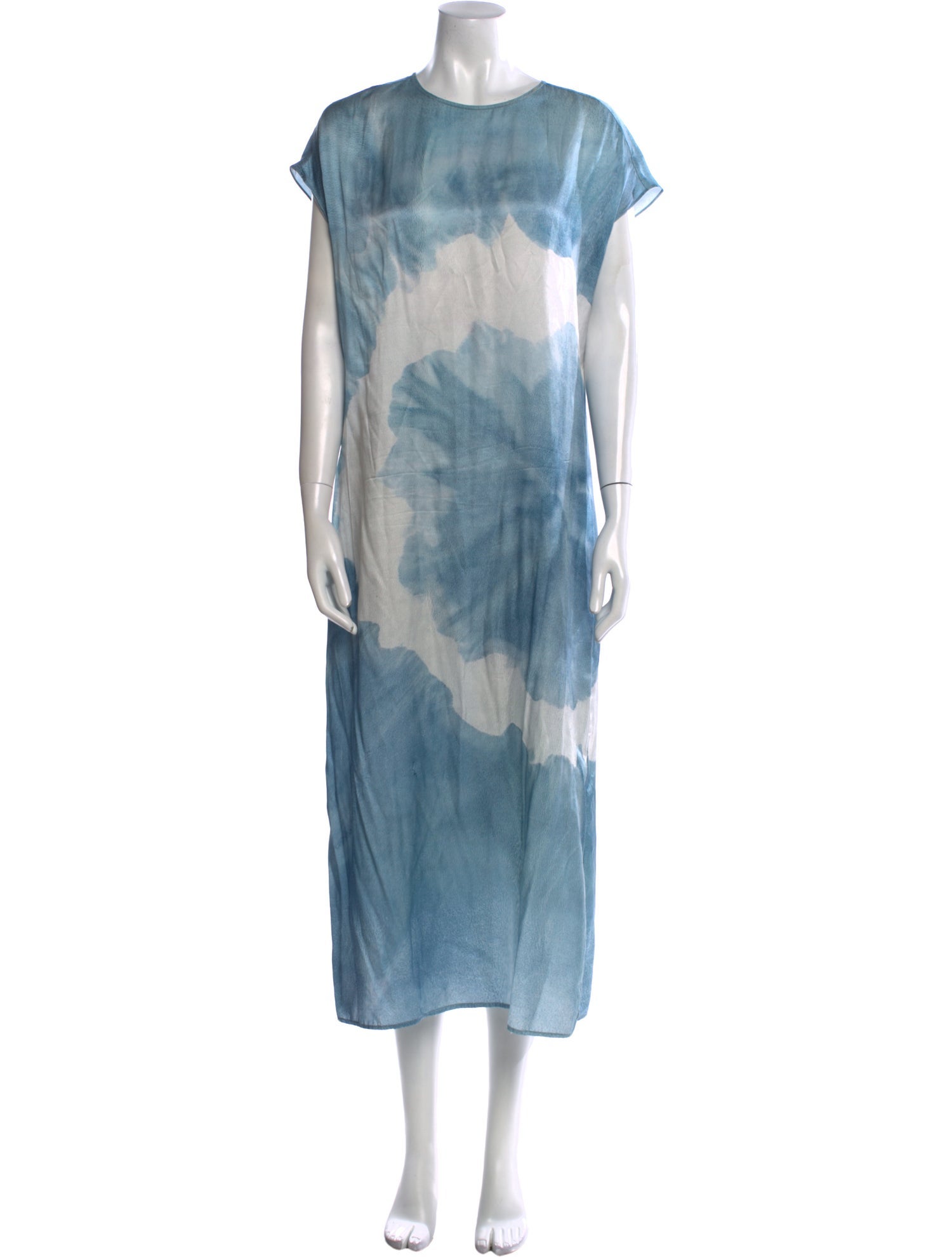 AllSaints Tie-Dye Print Long Dress
