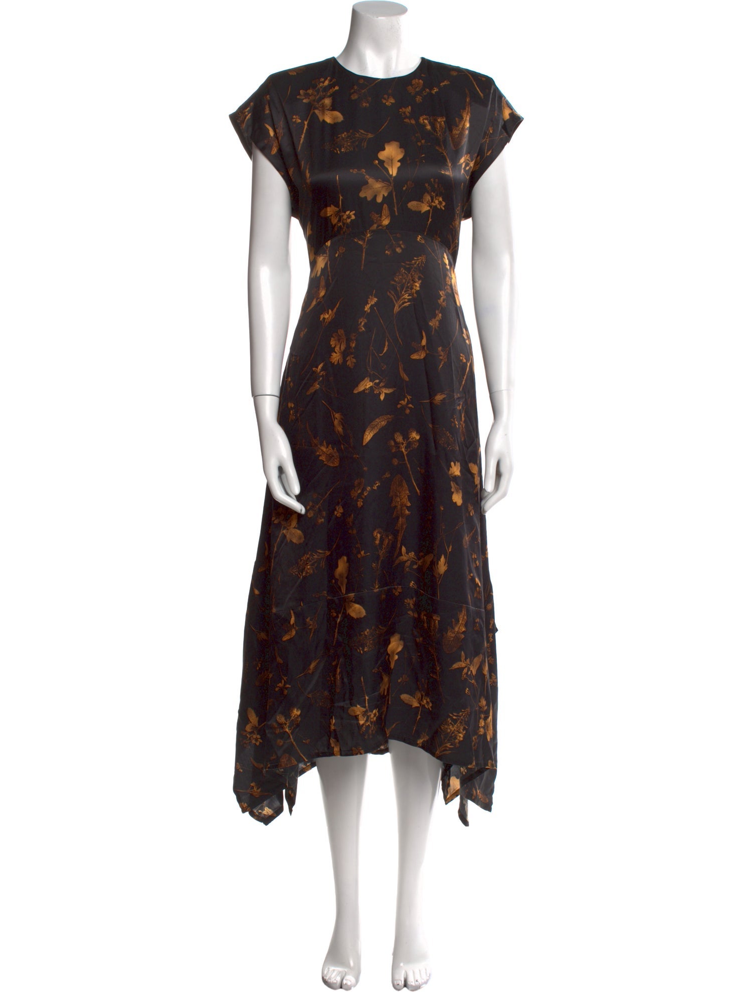 AllSaints Floral Print Long Dress