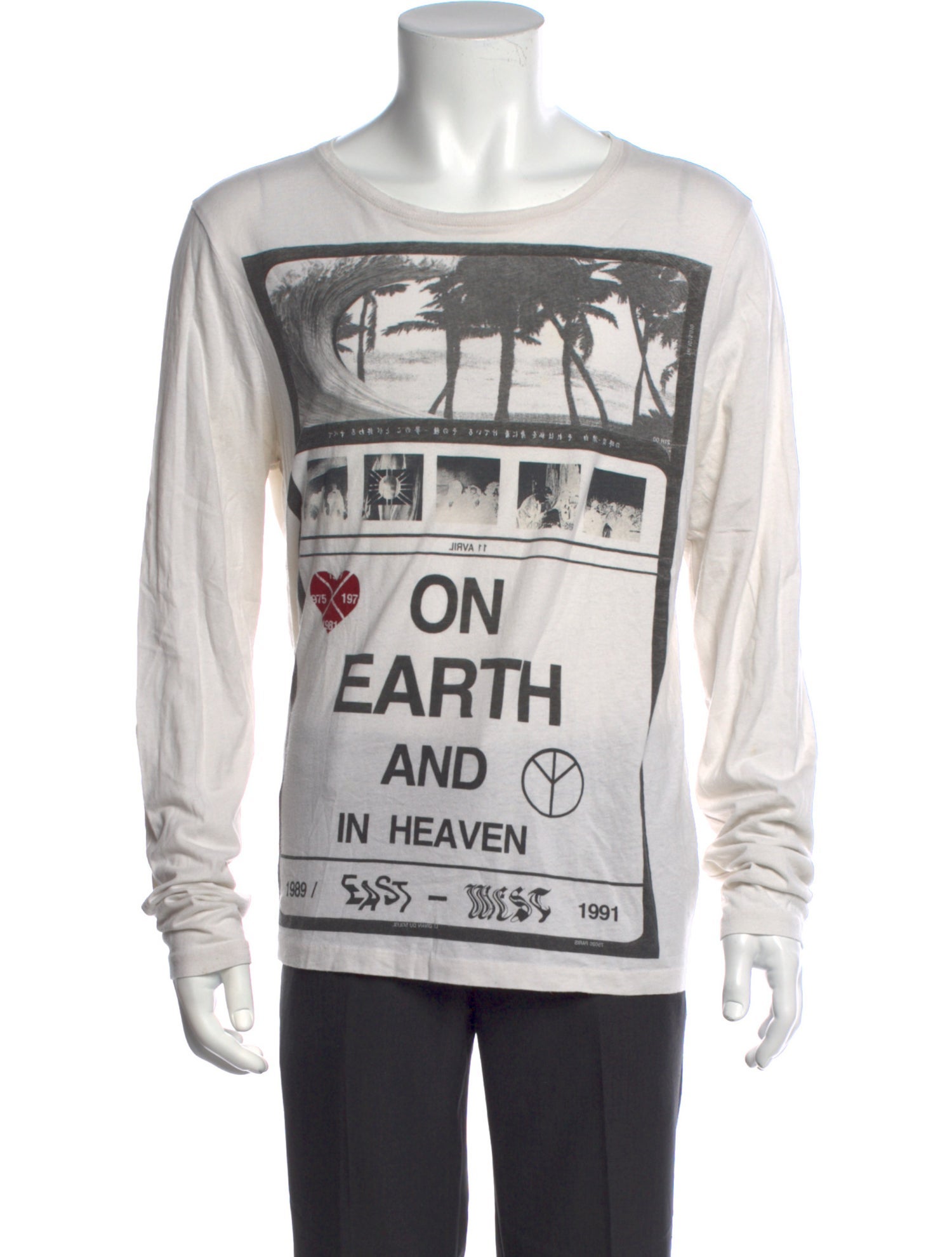 AllSaints Graphic Print Crew Neck T-Shirt