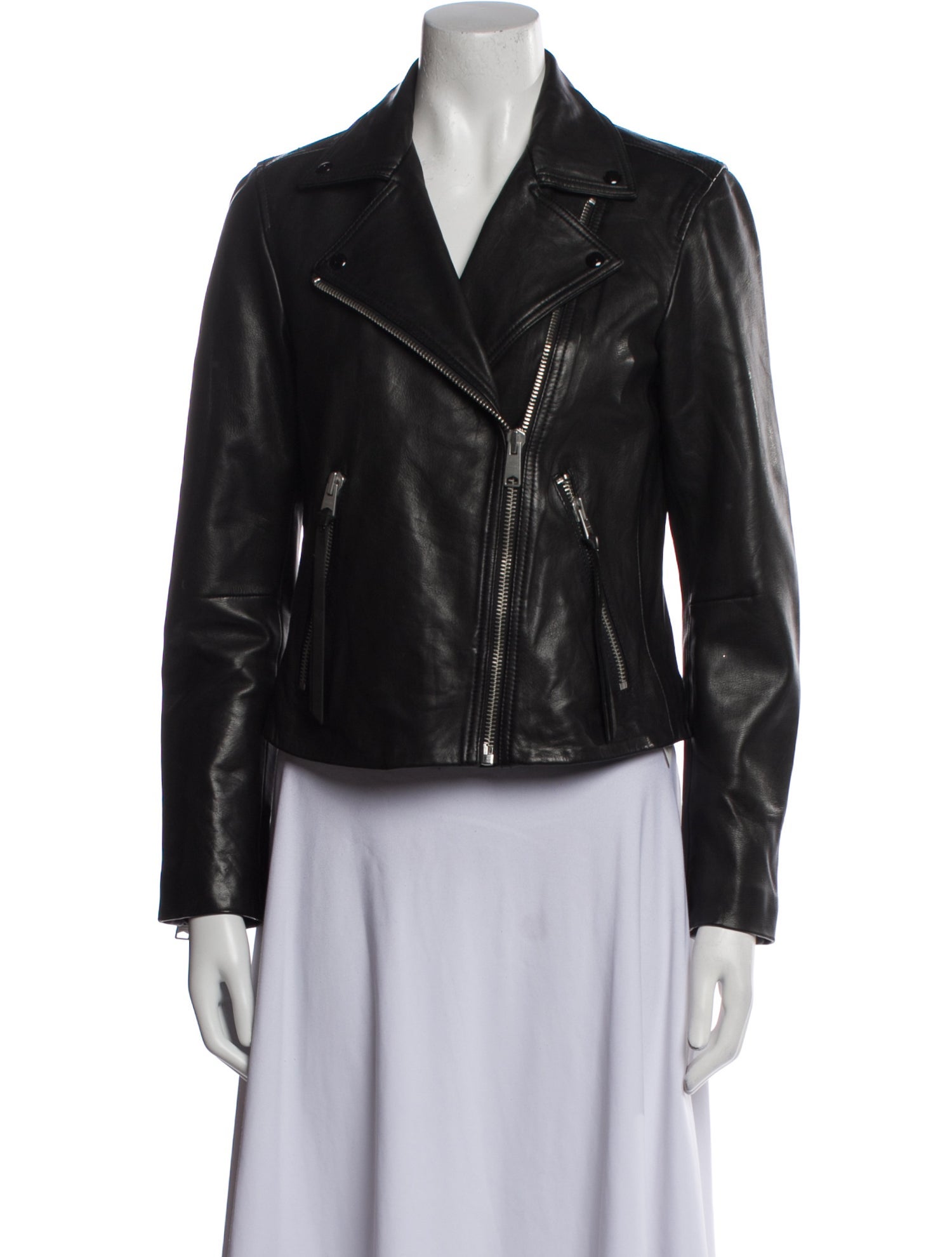 AllSaints Leather Biker Jacket