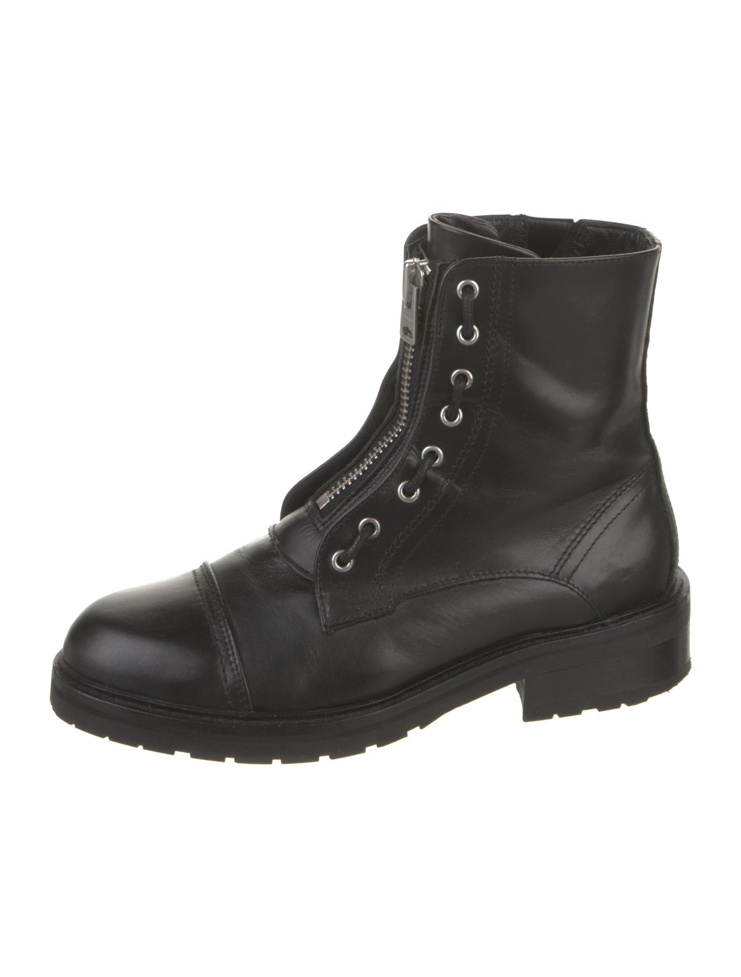 AllSaints Leather Combat Boots