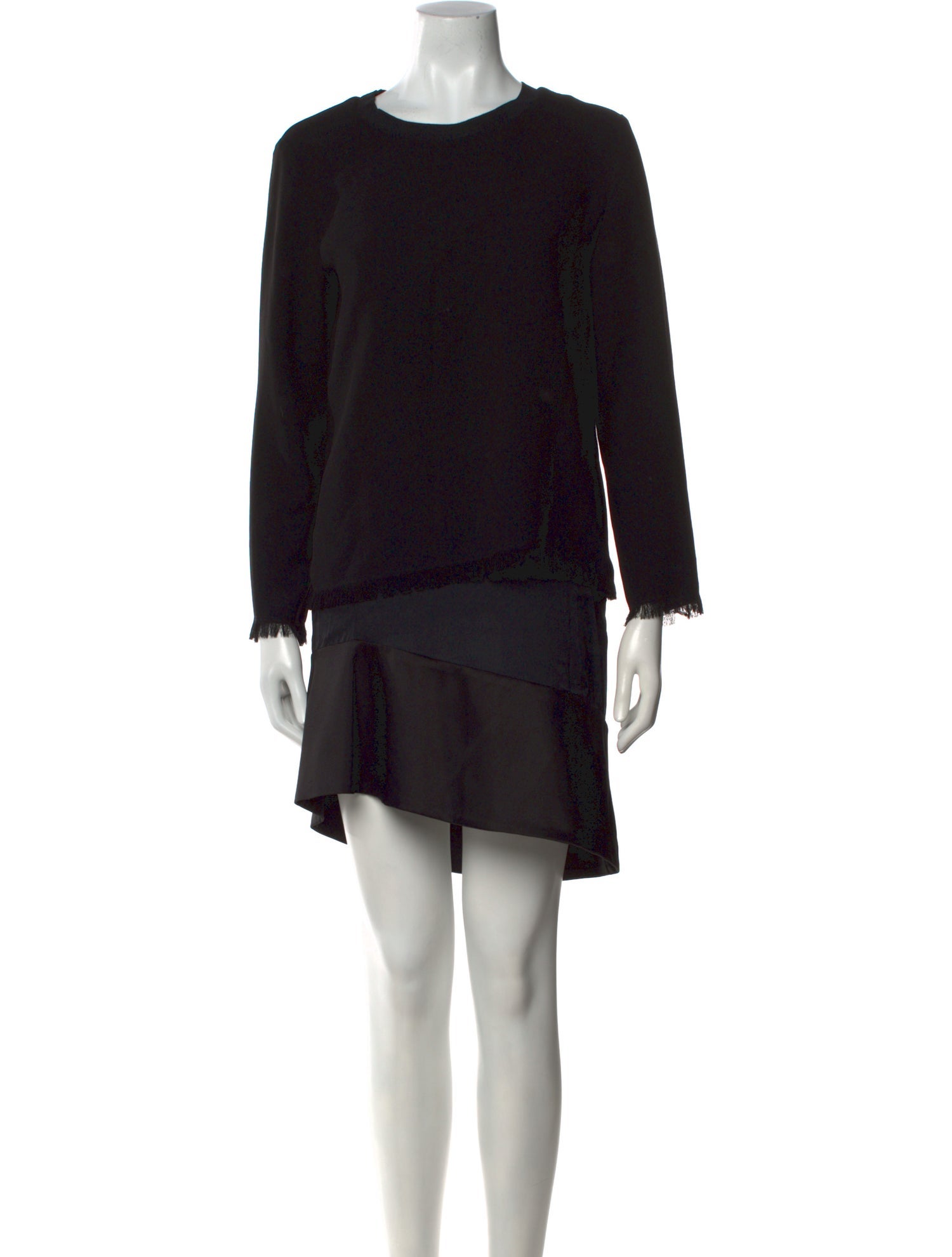 AllSaints Crew Neck Midi Length Dress