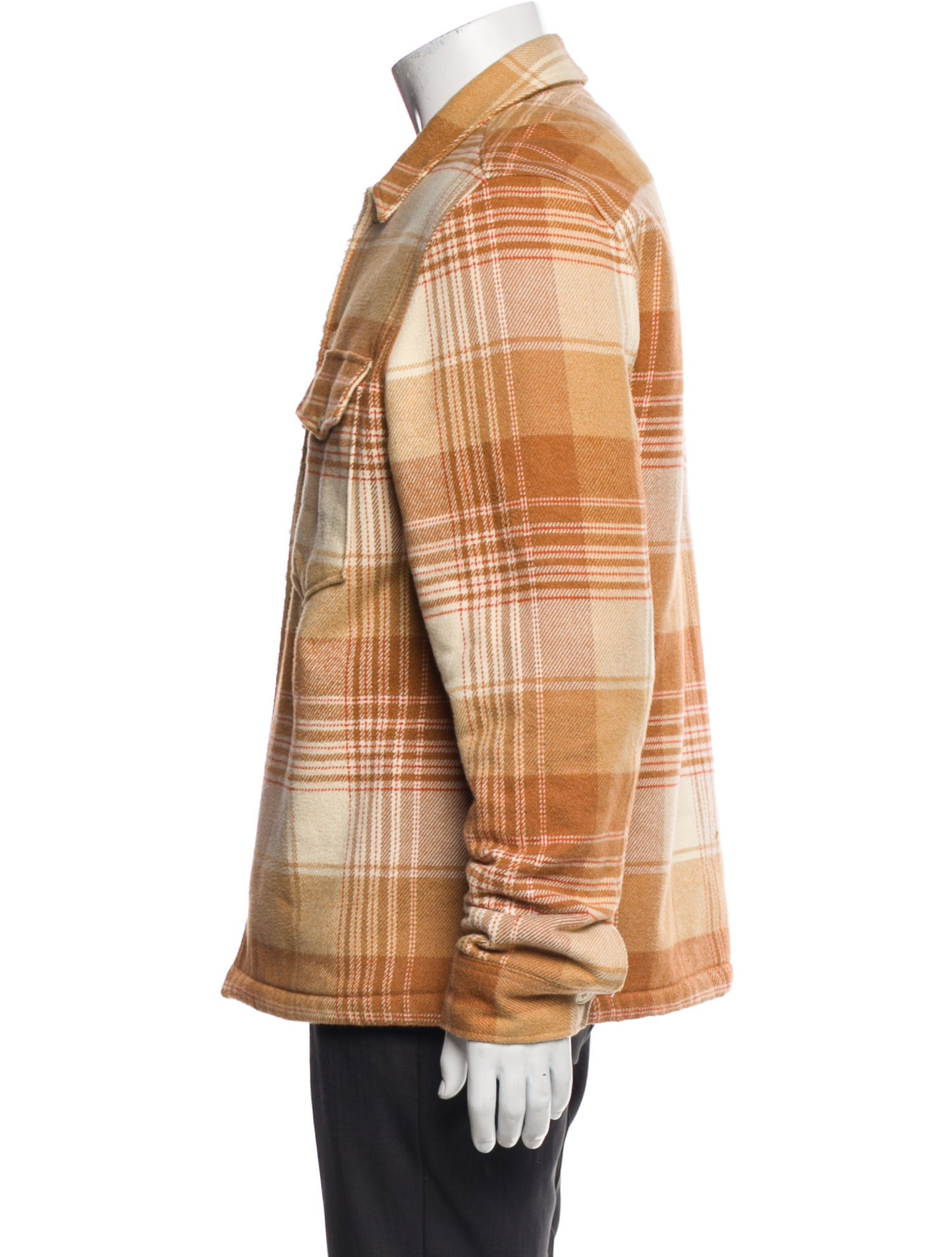 AllSaints Plaid Print Moto Jacket