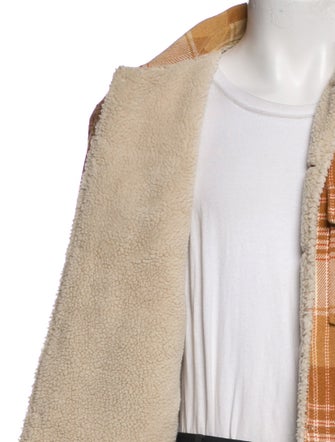 AllSaints Plaid Print Moto Jacket