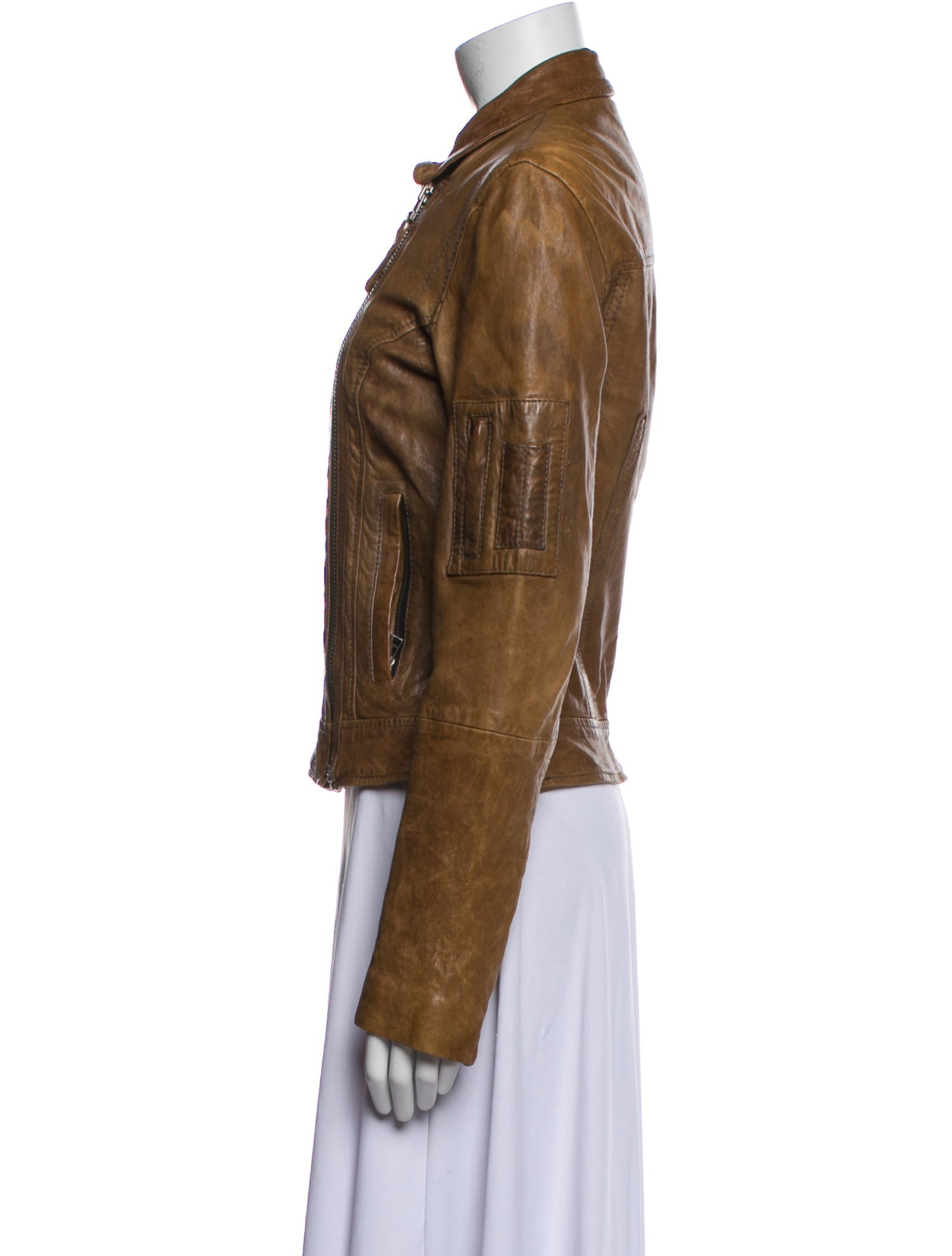 AllSaints Leather Biker Jacket