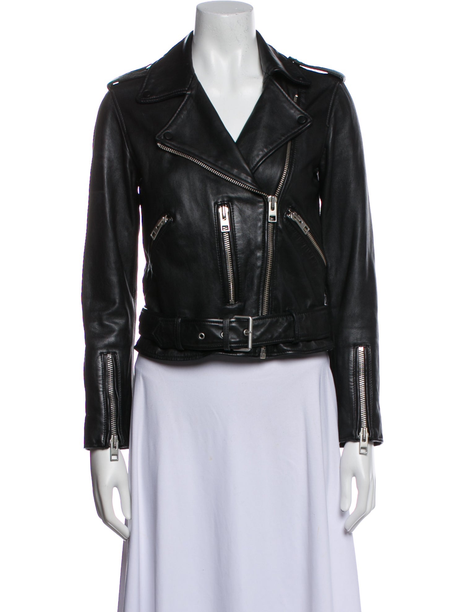 AllSaints Leather Biker Jacket