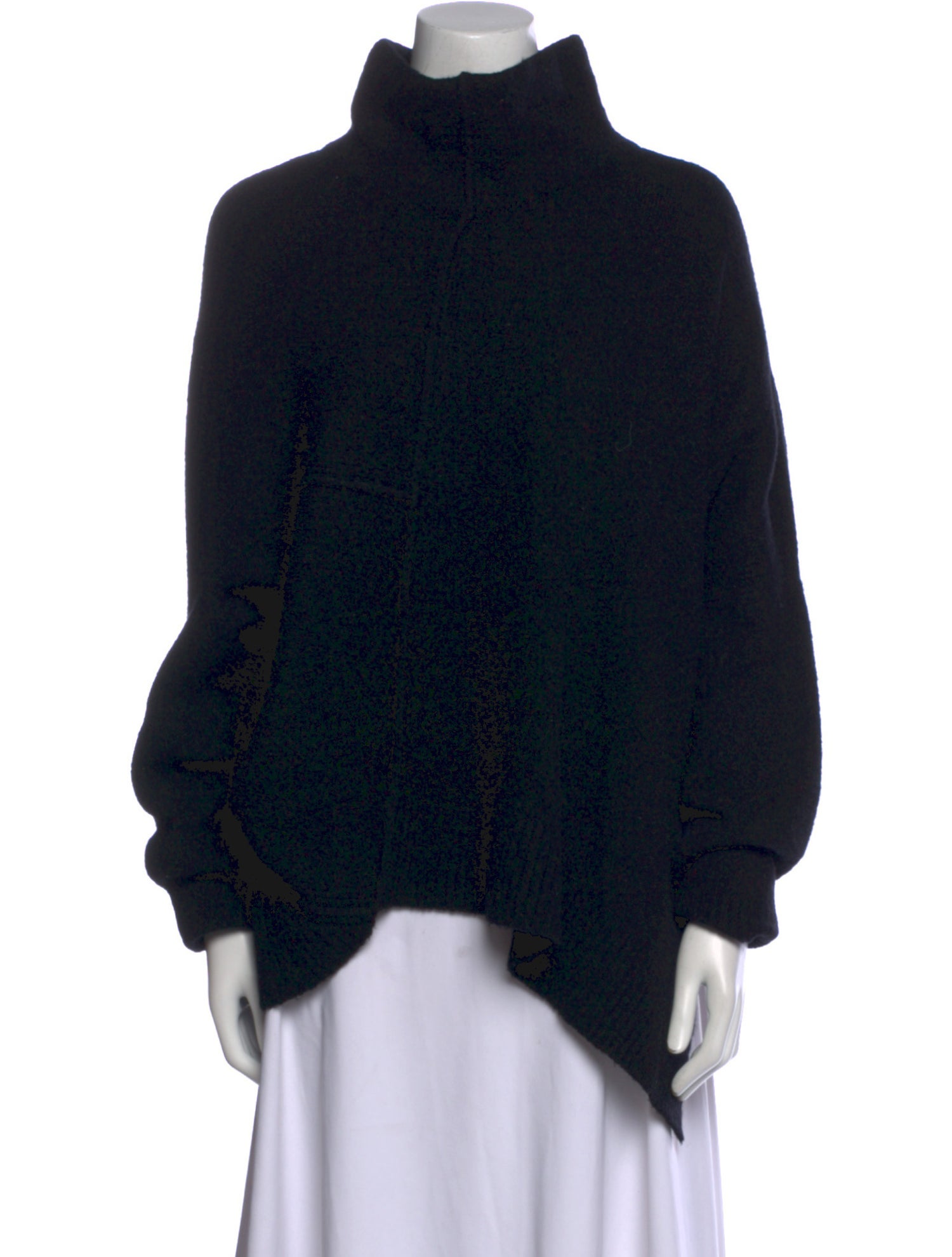 AllSaints Wool Mock Neck Sweater