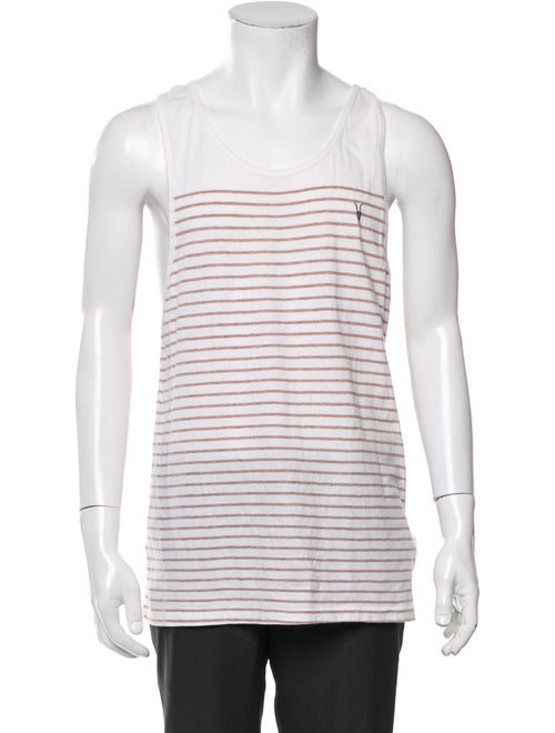 AllSaints Striped Scoop Neck T-Shirt