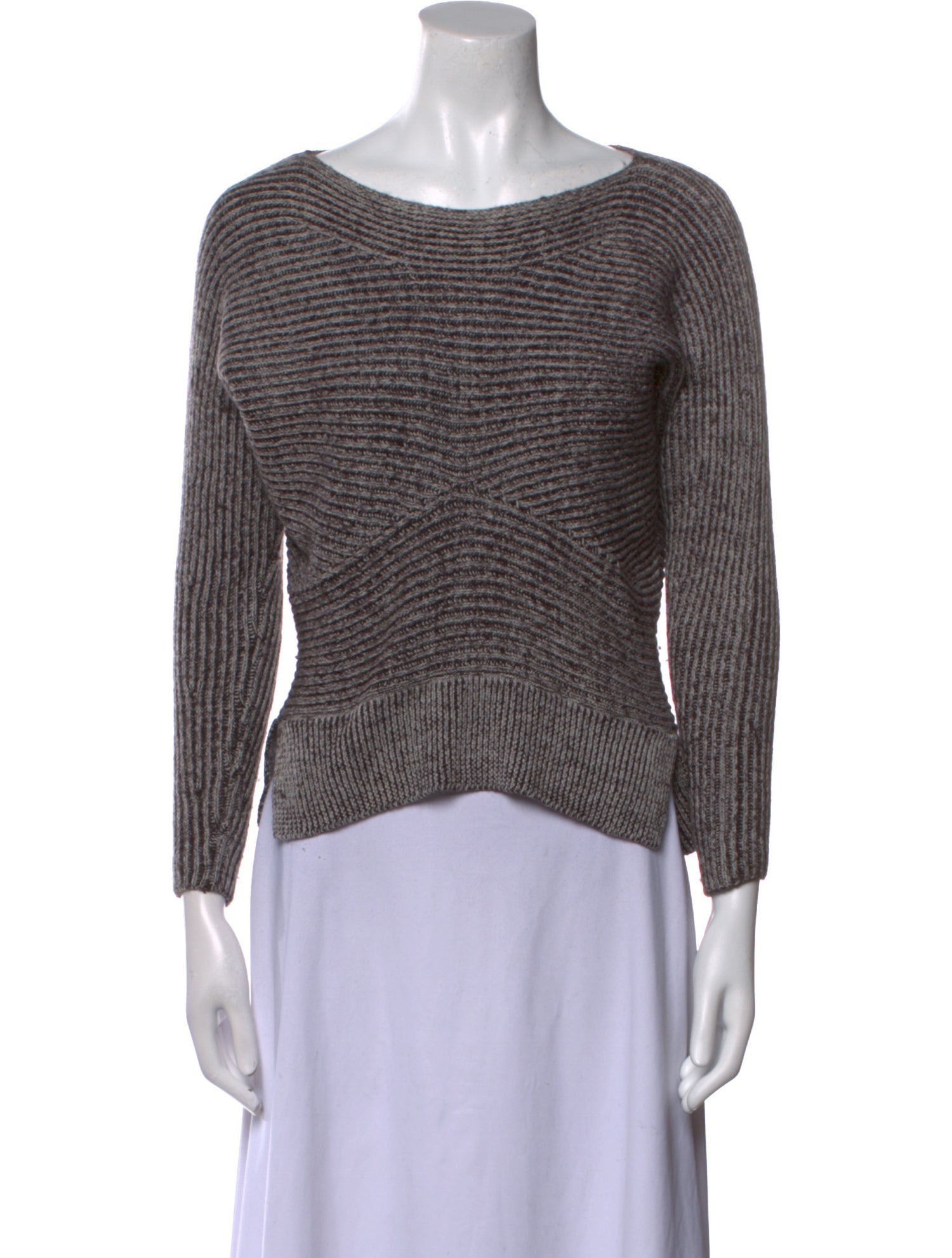 AllSaints Merino Wool Striped Sweater