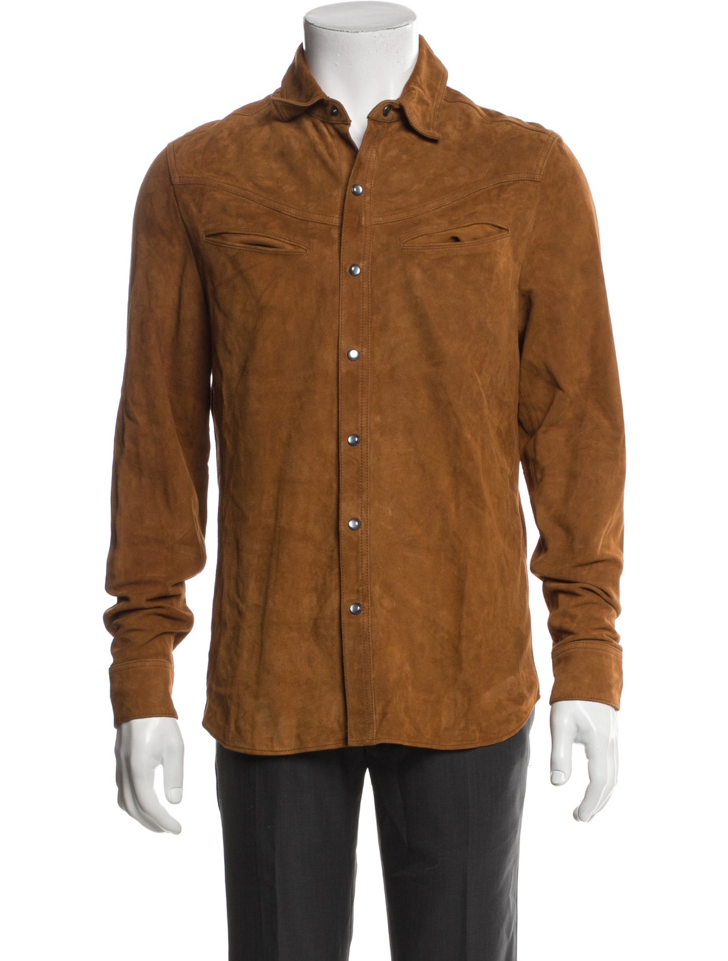 AllSaints Goat Leather Utility Jacket