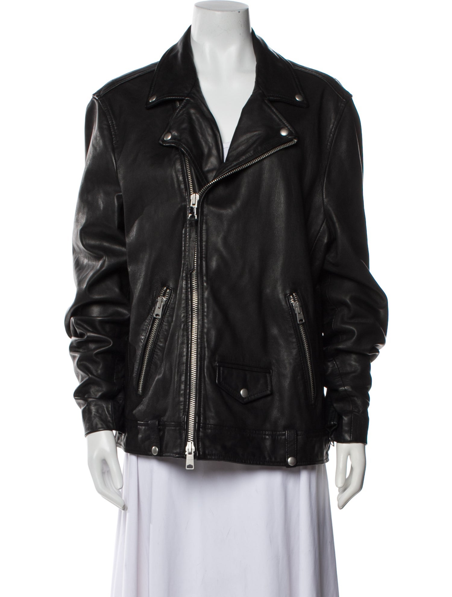 AllSaints Leather Biker Jacket