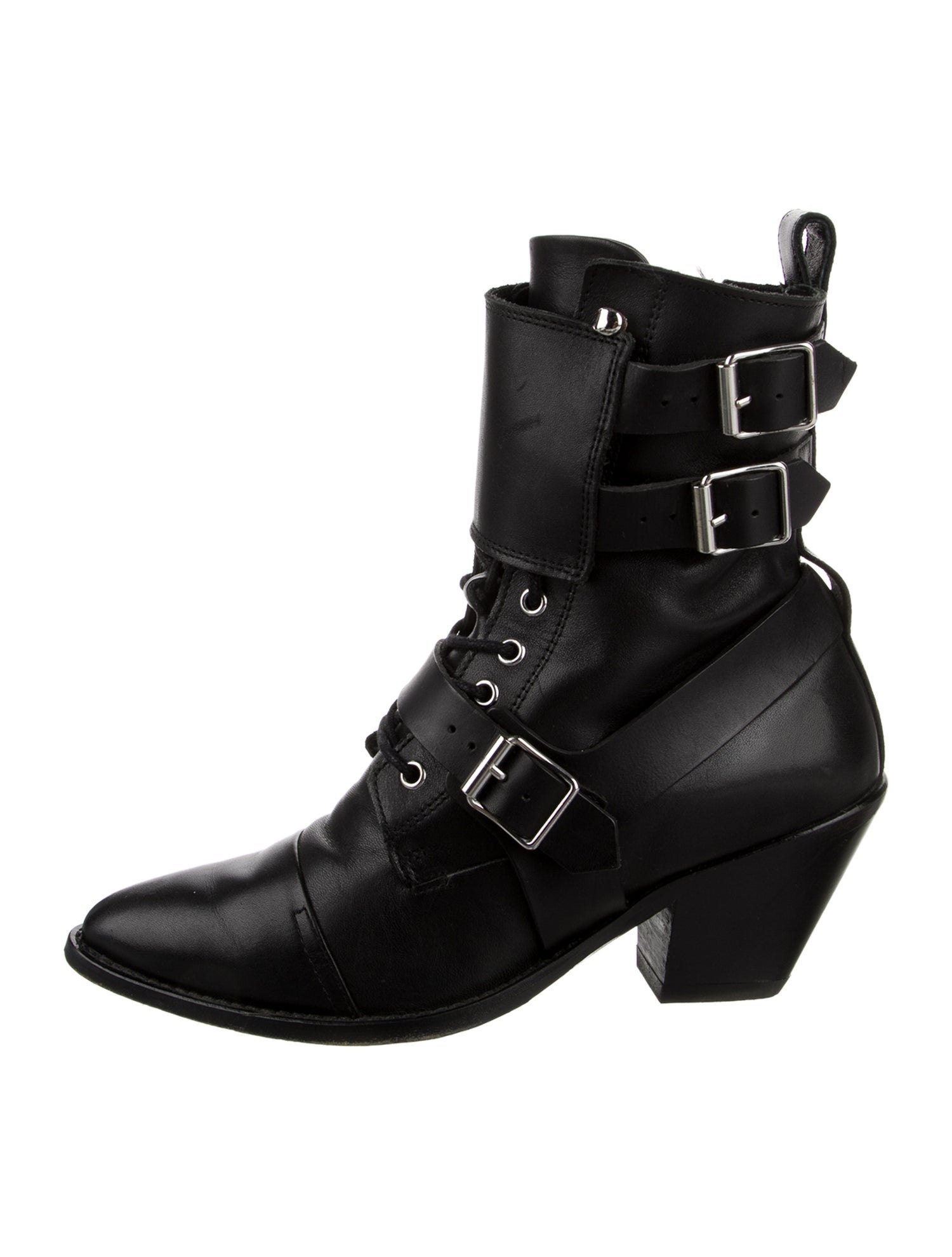 AllSaints Leather Combat Boots