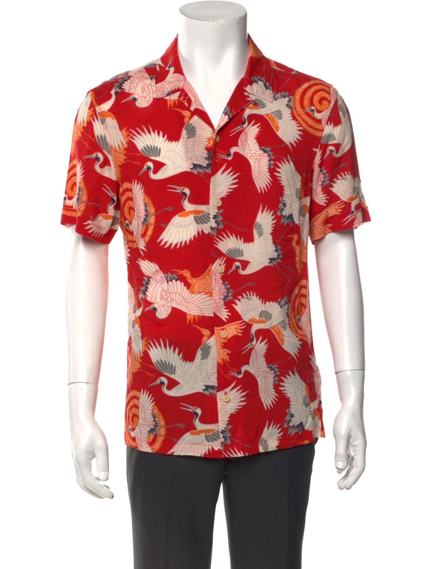 AllSaints Printed Short Sleeve Shirt