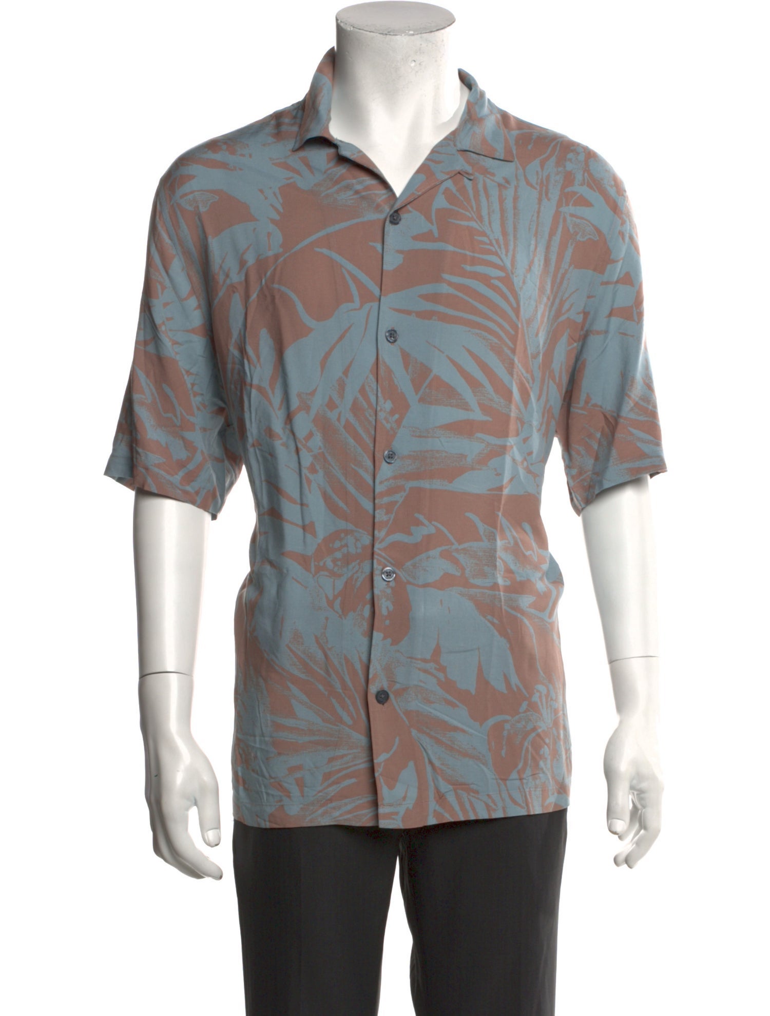 AllSaints Printed Short Sleeve Shirt