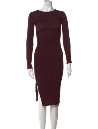 AllSaints Bateau Neckline Midi Length Dress