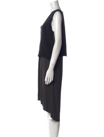 AllSaints V-Neck Midi Length Dress