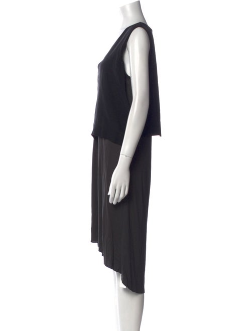 AllSaints V-Neck Midi Length Dress