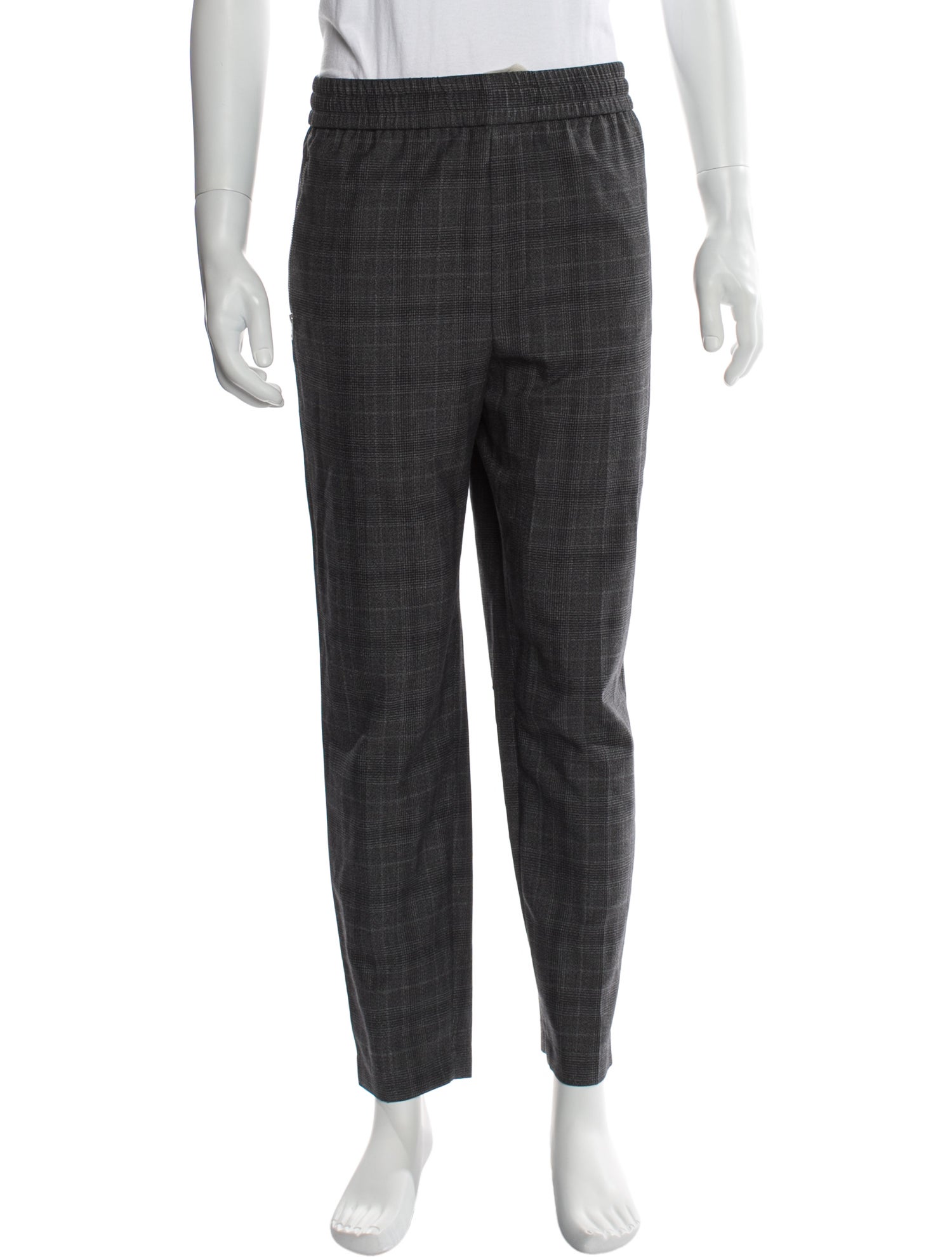 AllSaints Plaid Print Joggers