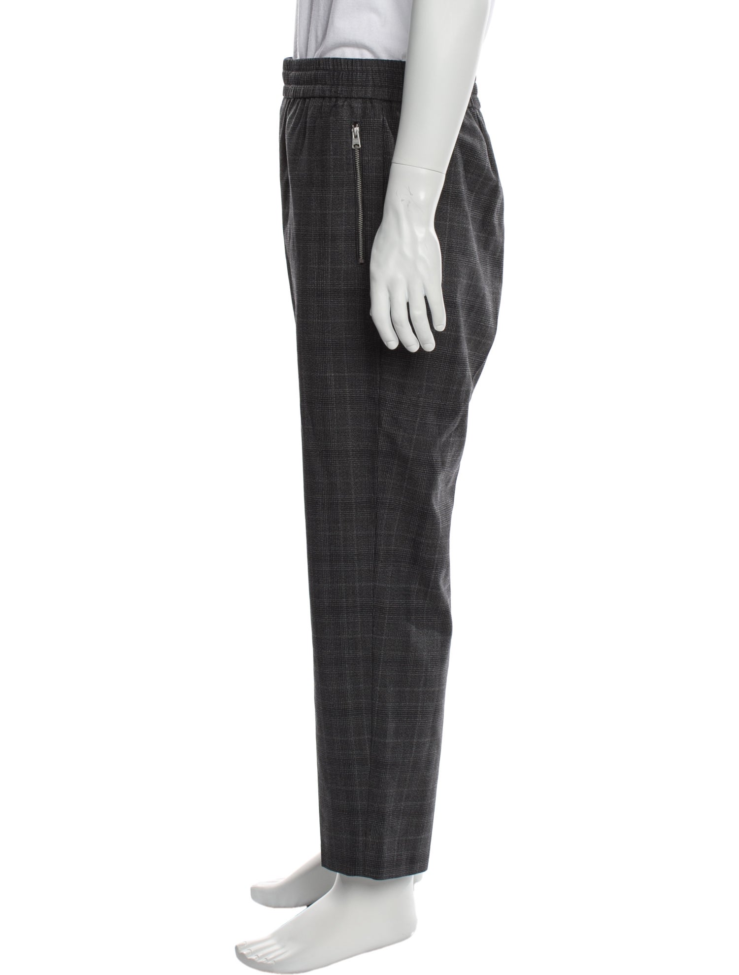 AllSaints Plaid Print Joggers