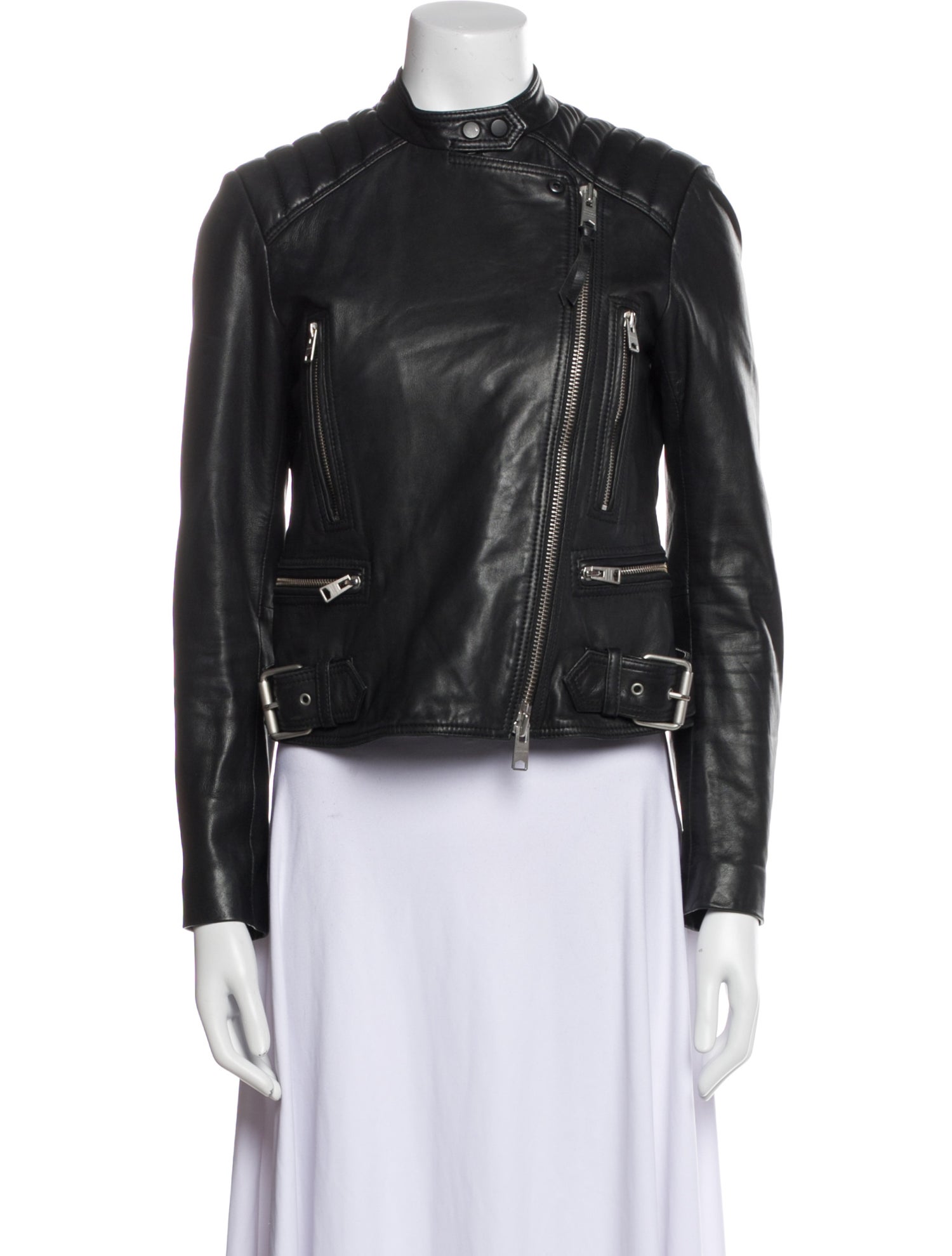 AllSaints Leather Biker Jacket