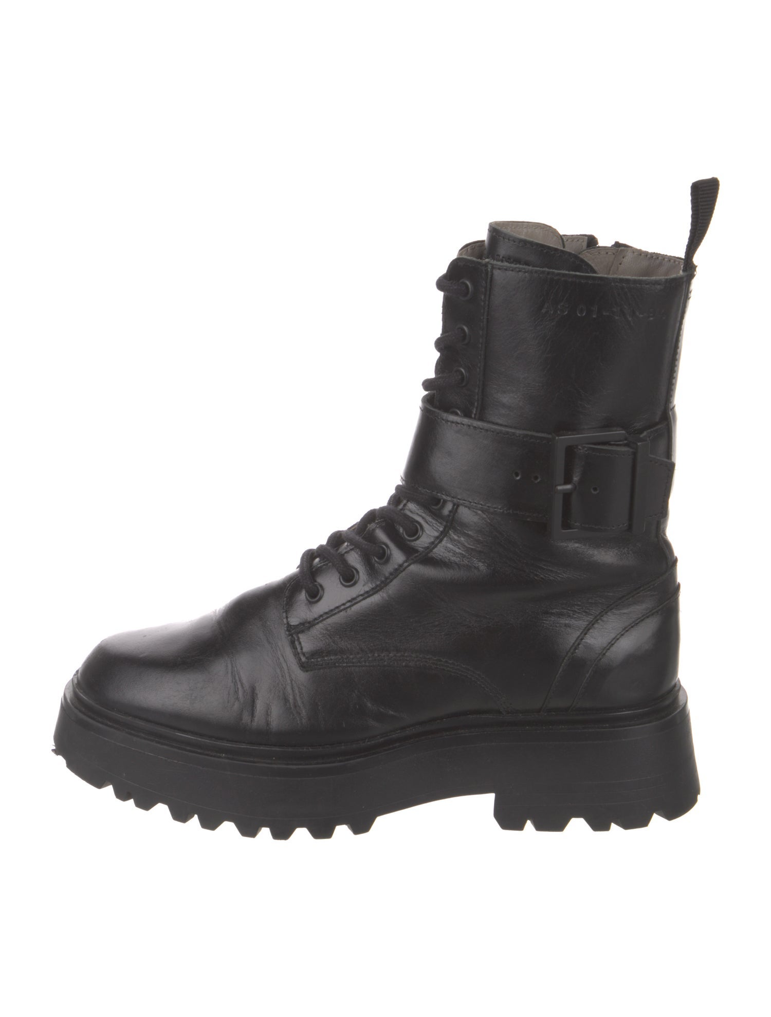 AllSaints Leather Combat Boots