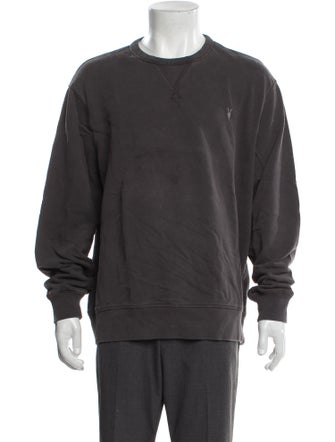 AllSaints Crew Neck Long Sleeve Pullover