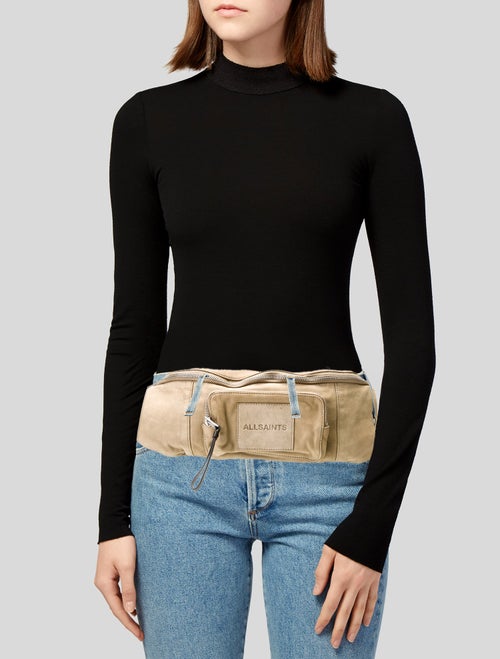 AllSaints Suede Belt Bag