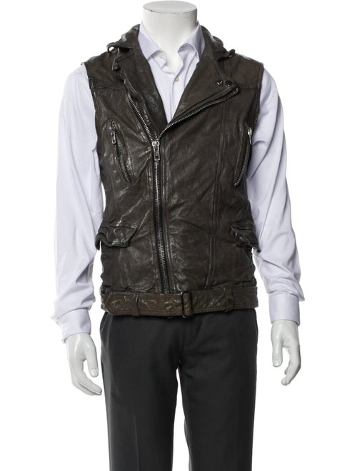 AllSaints Leather Vest