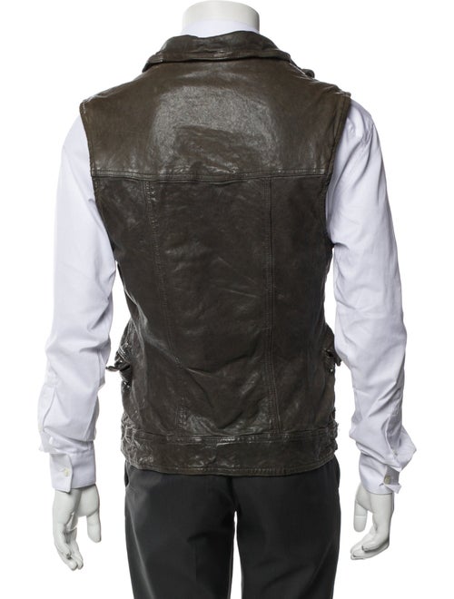 AllSaints Leather Vest
