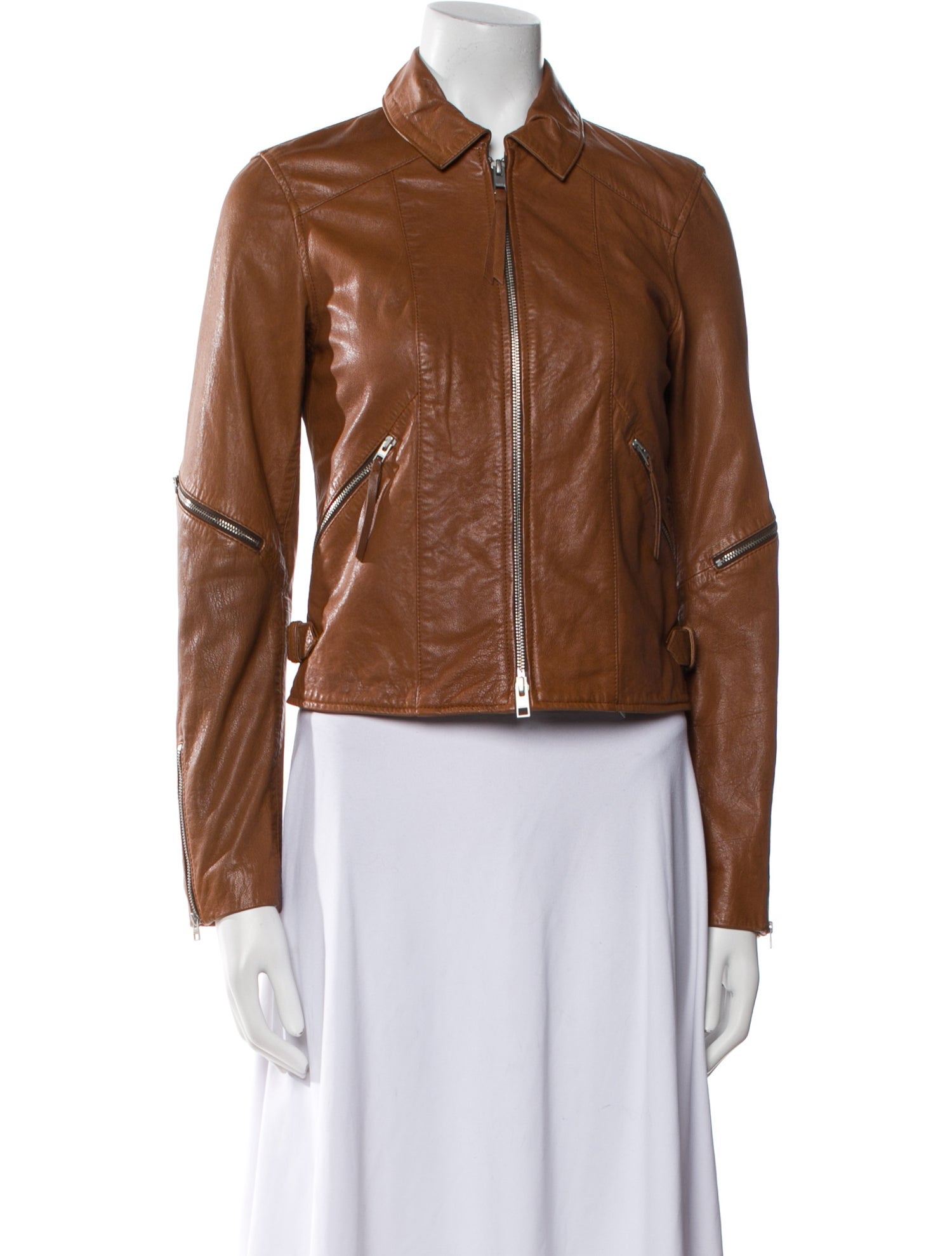 AllSaints Leather Biker Jacket