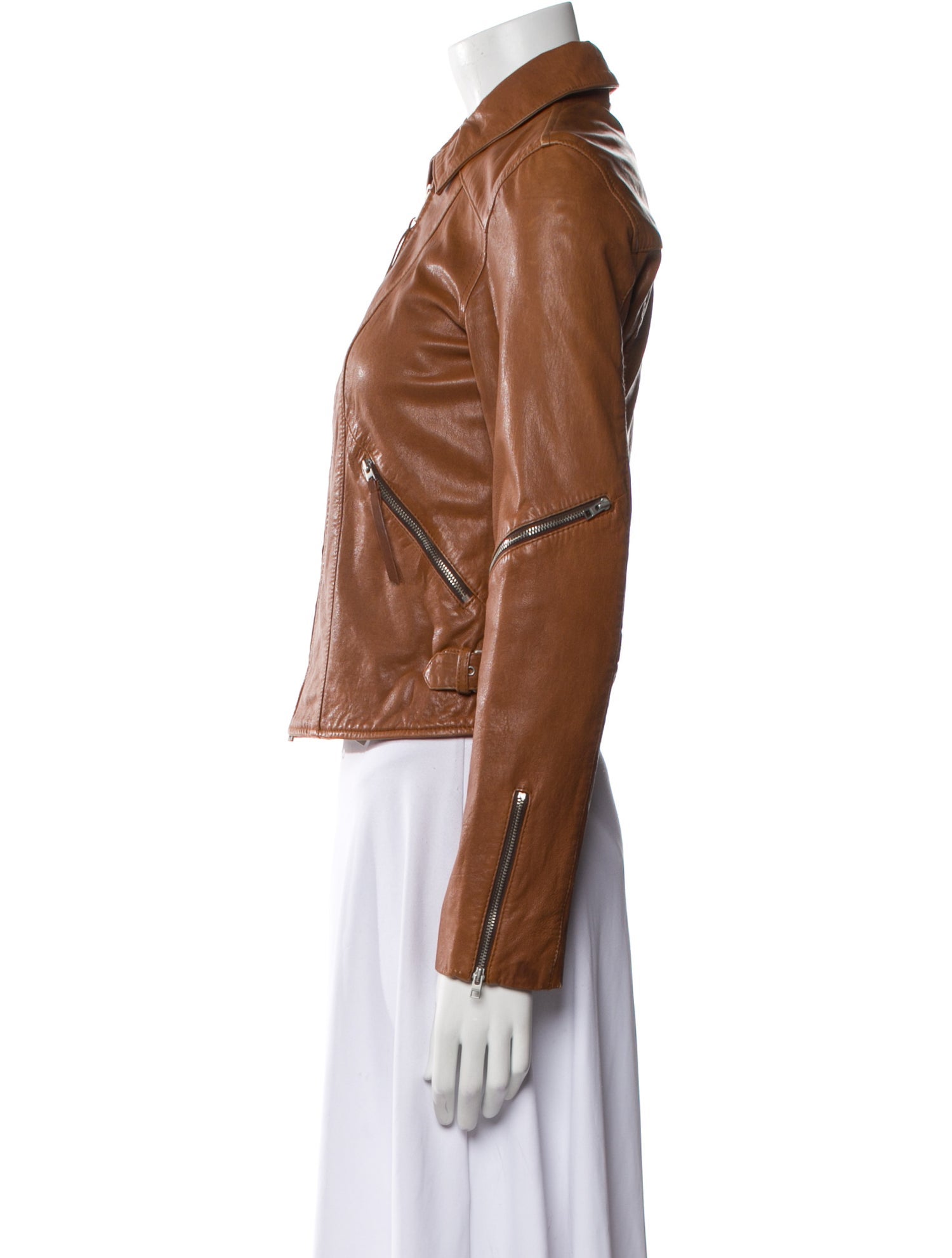 AllSaints Leather Biker Jacket