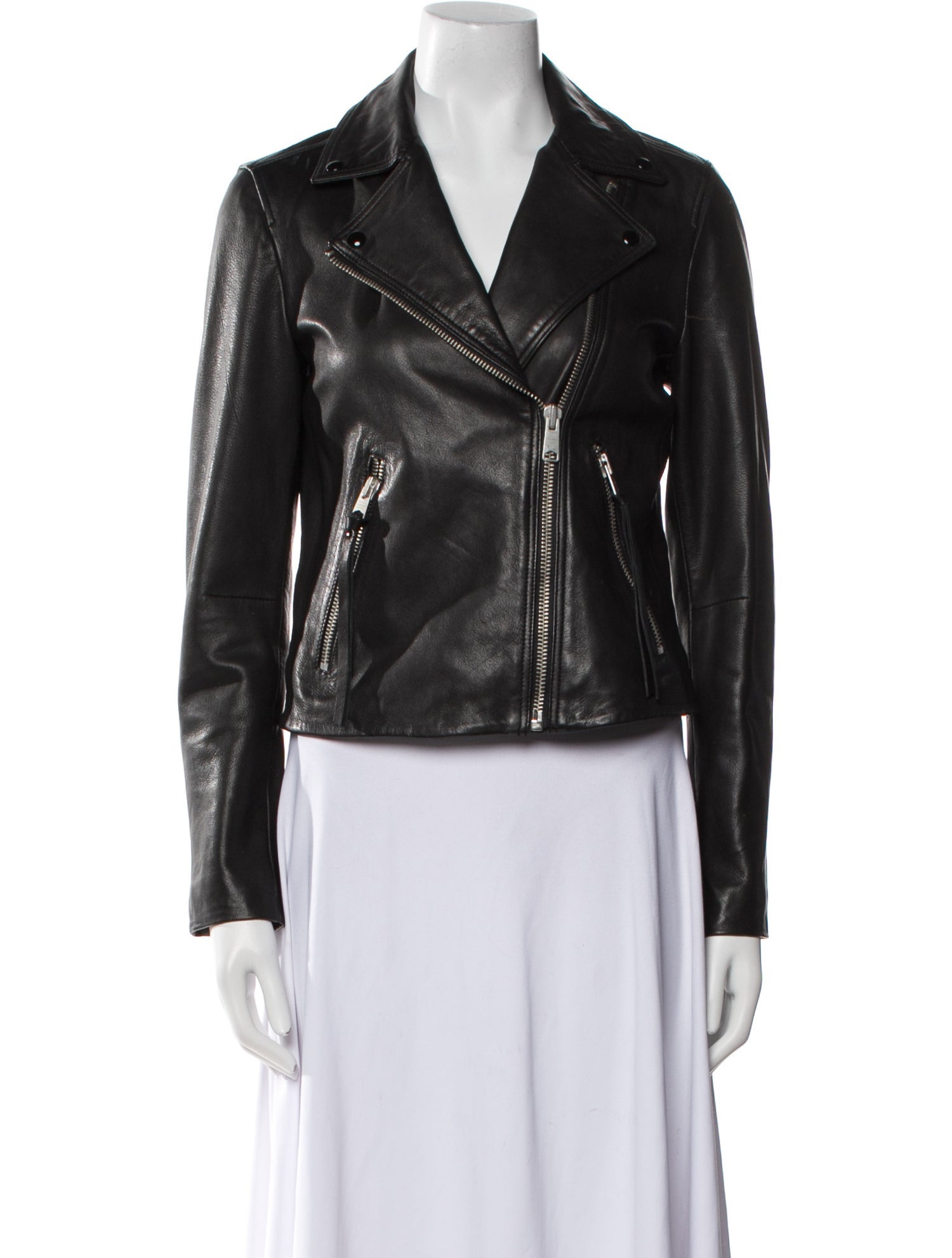 AllSaints Leather Biker Jacket