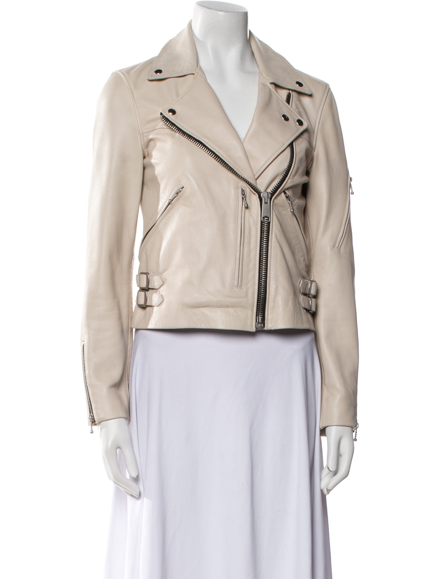 AllSaints Leather Biker Jacket