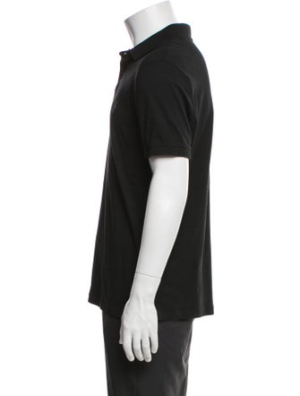 AllSaints Crew Neck Short Sleeve Polo Shirt