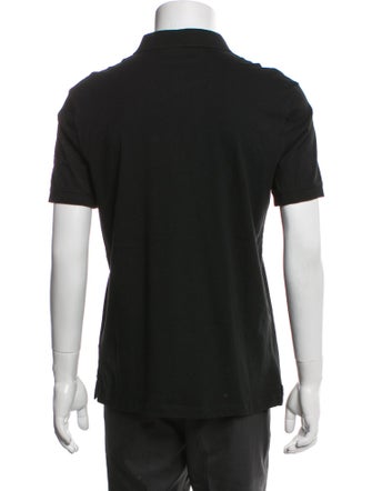 AllSaints Crew Neck Short Sleeve Polo Shirt
