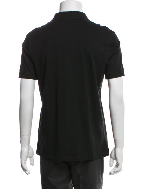 AllSaints Crew Neck Short Sleeve Polo Shirt