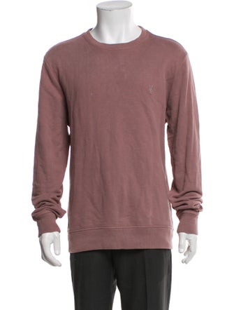 AllSaints Crew Neck Long Sleeve Sweatshirt