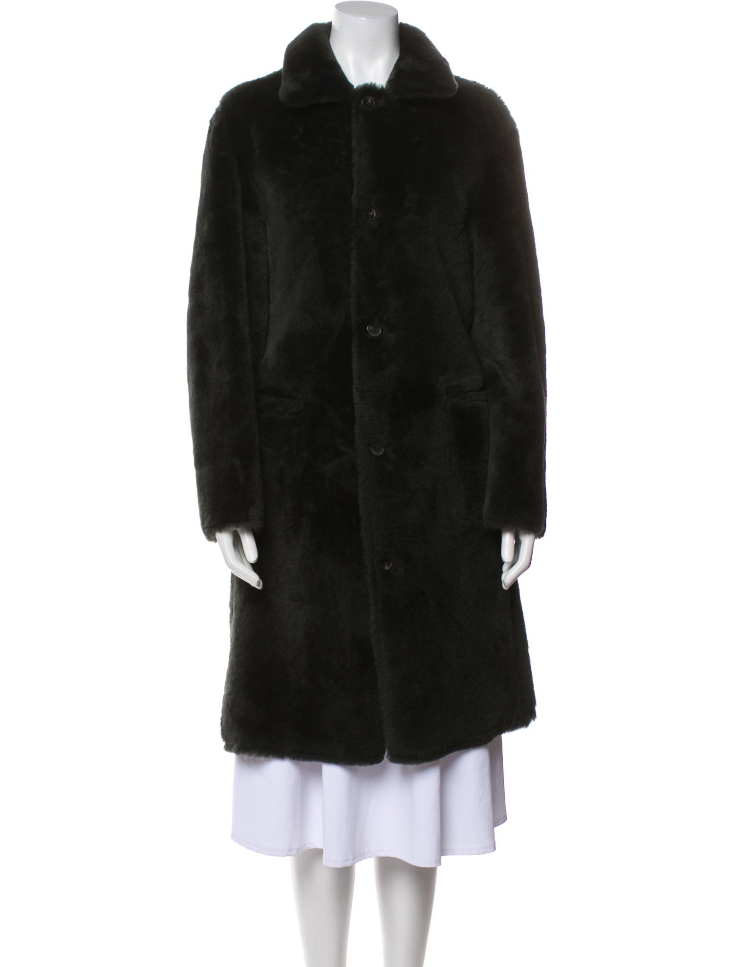 AllSaints Sierra Shearling Fur Coat