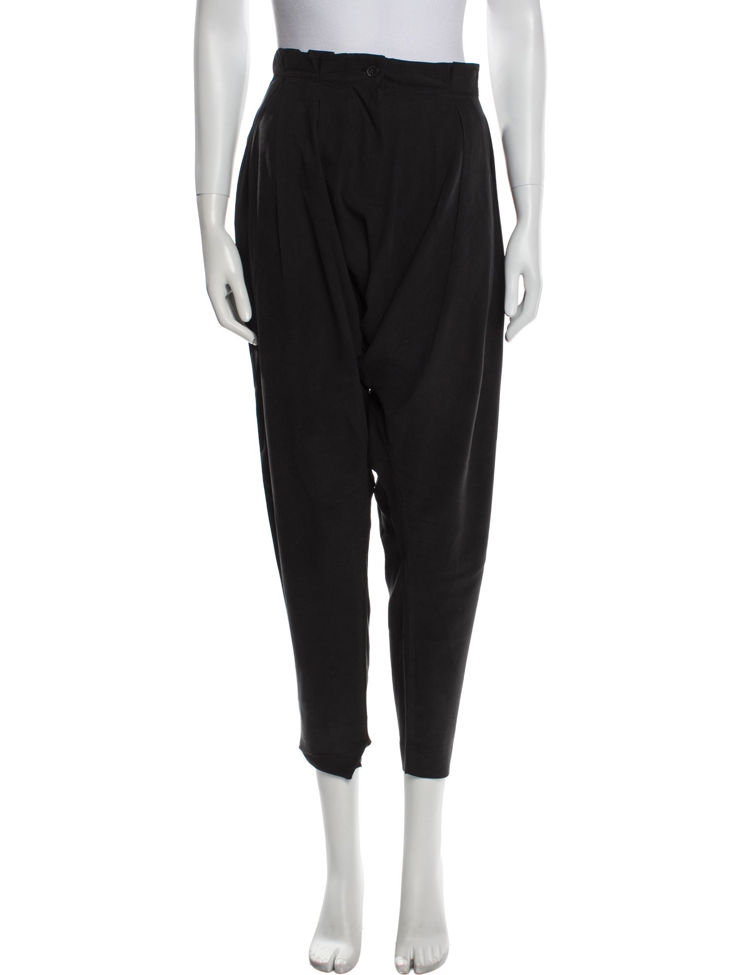 AllSaints Silk Straight Leg Pants