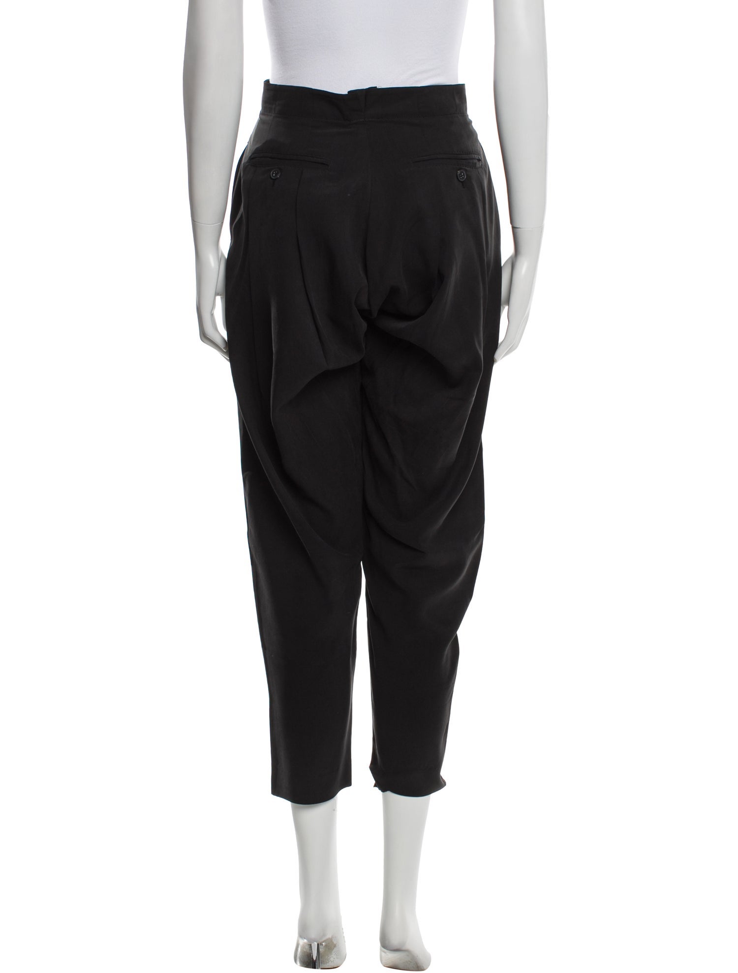 AllSaints Silk Straight Leg Pants