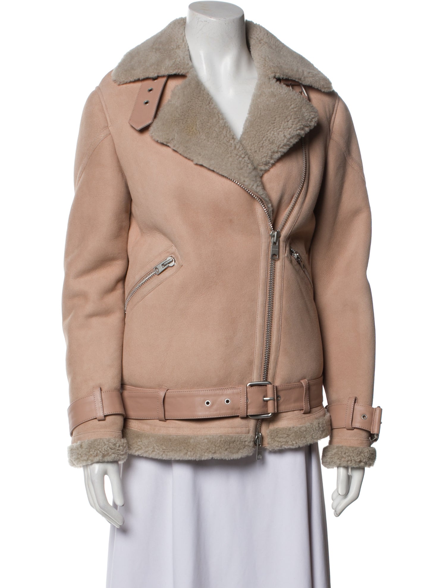 AllSaints Eel Skin Biker Jacket w/ Tags