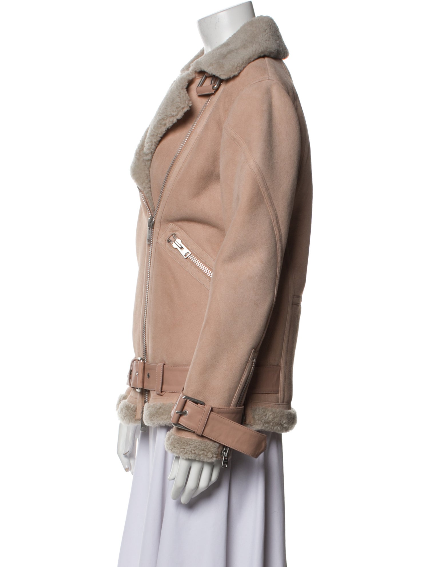 AllSaints Eel Skin Biker Jacket w/ Tags