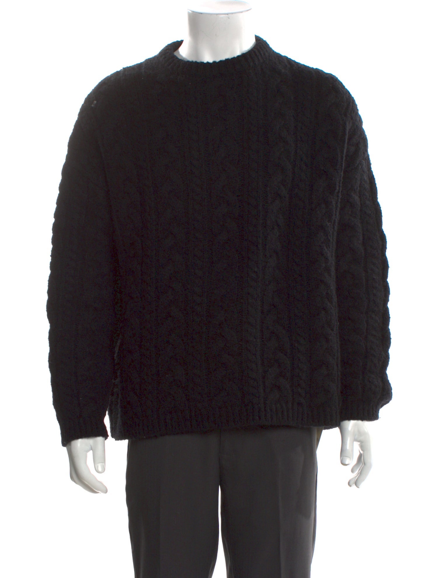 AllSaints Crew Neck Long Sleeve Pullover