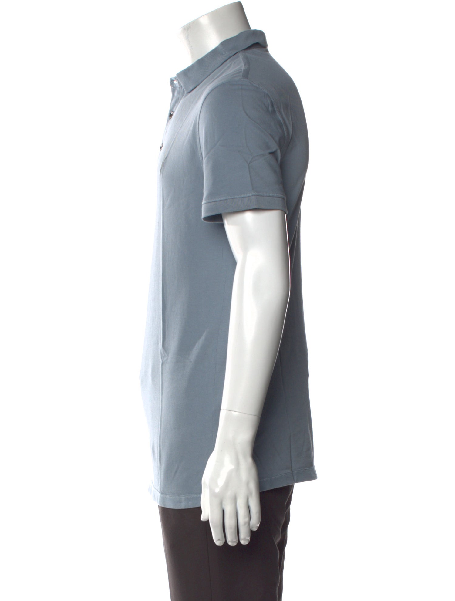 AllSaints Collar Short Sleeve Polo Shirt