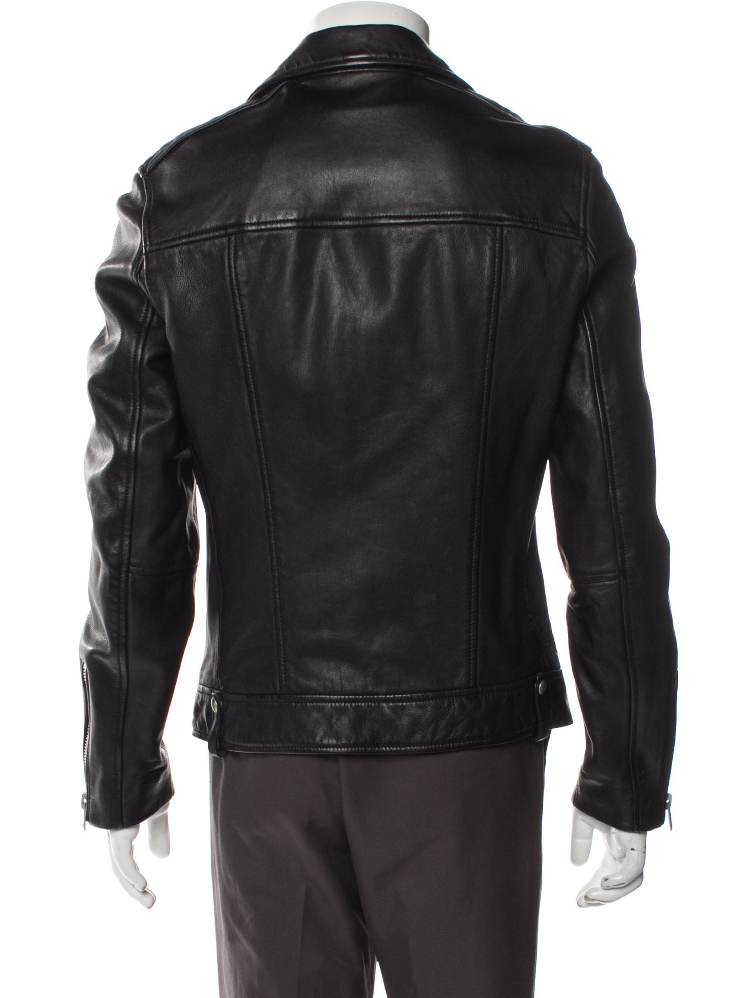 AllSaints Lamb Leather Moto Jacket