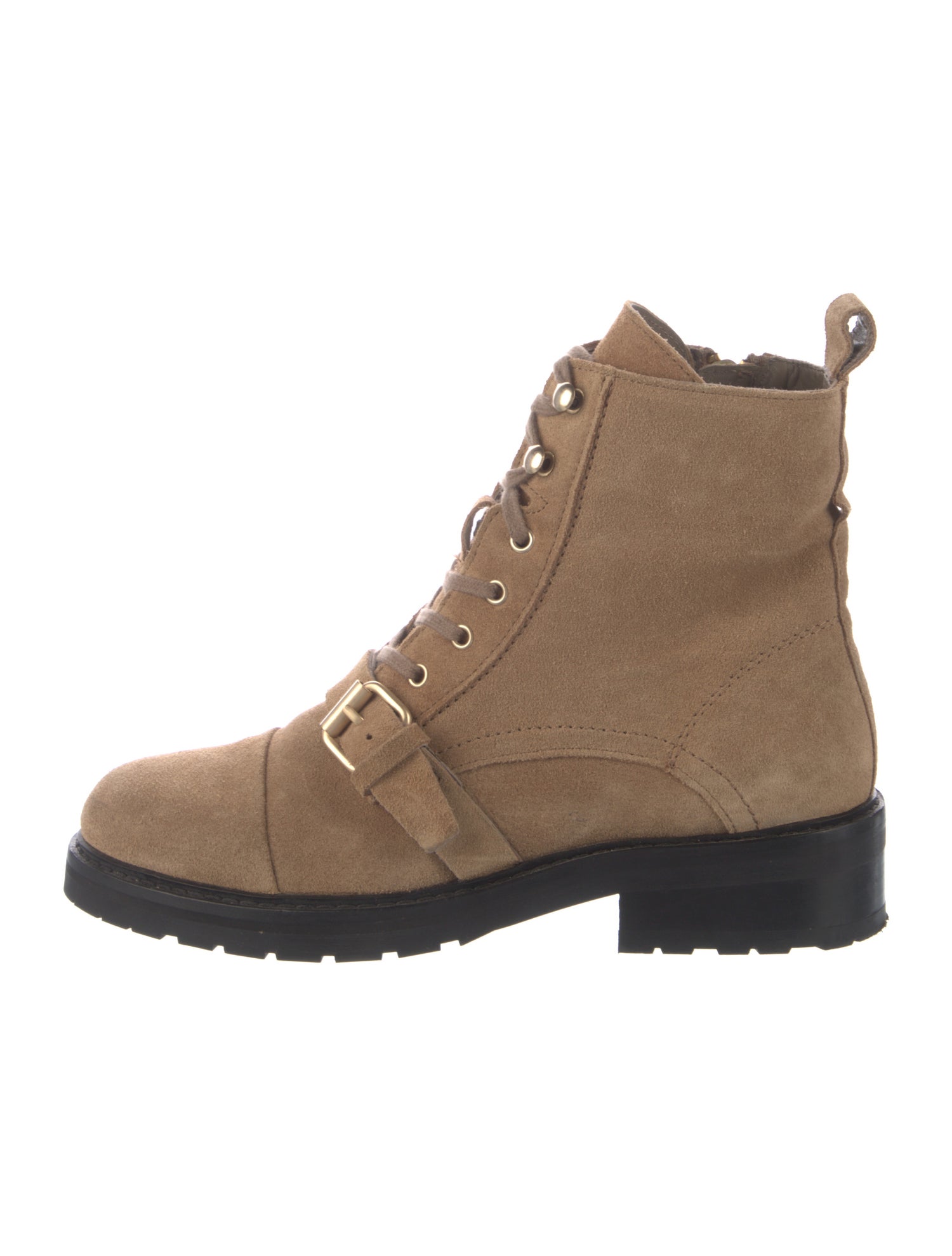 AllSaints Suede Combat Boots