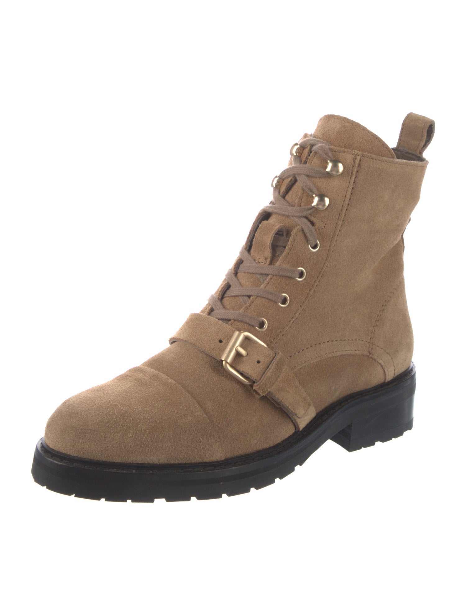 AllSaints Suede Combat Boots