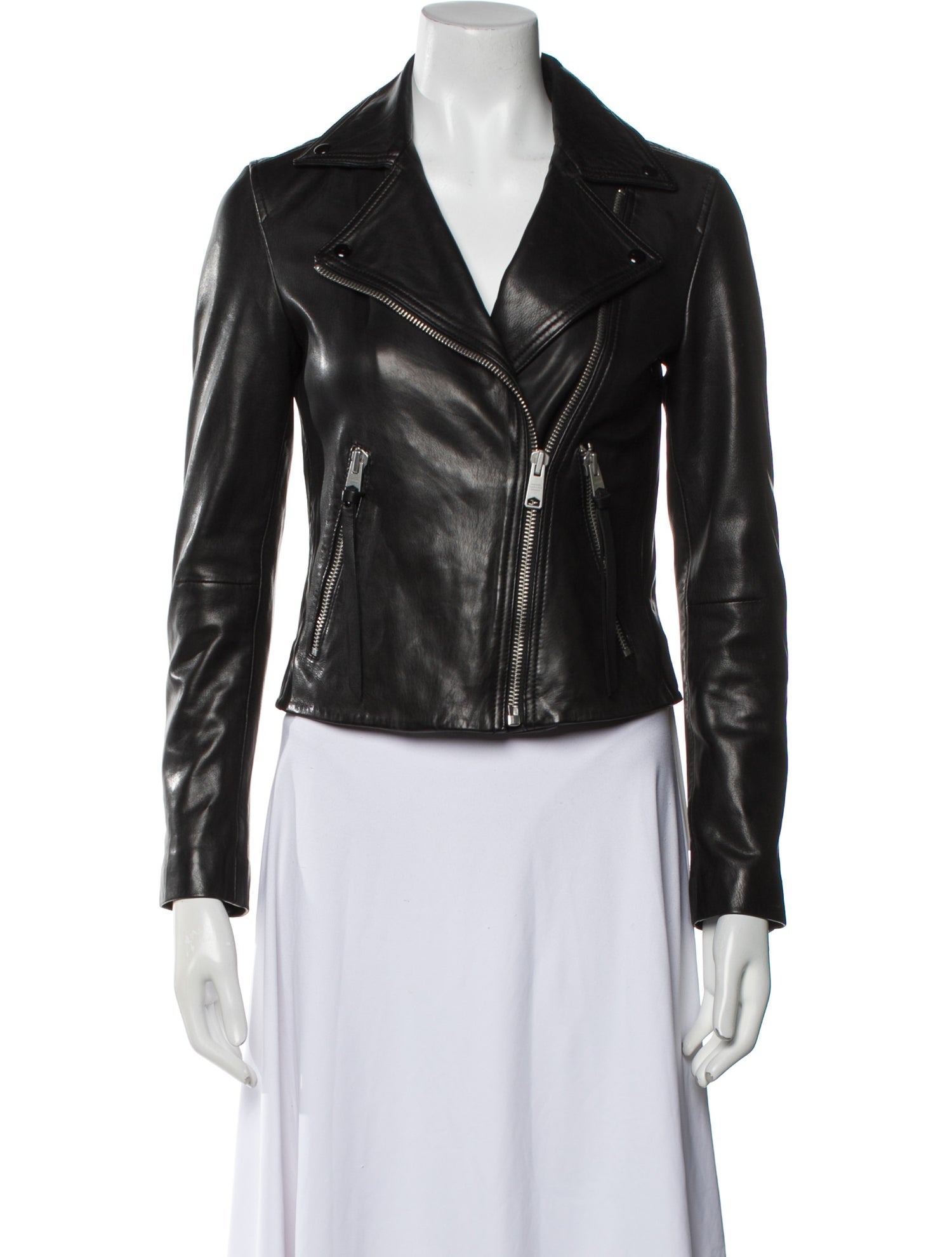 AllSaints Leather Biker Jacket
